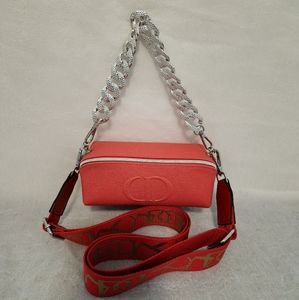 Auth NWOT Dior Red Pouch to Crossbody/Handbag